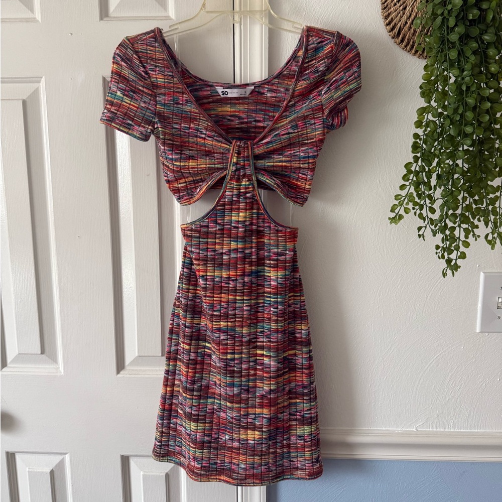 Cut Out Mini Dress